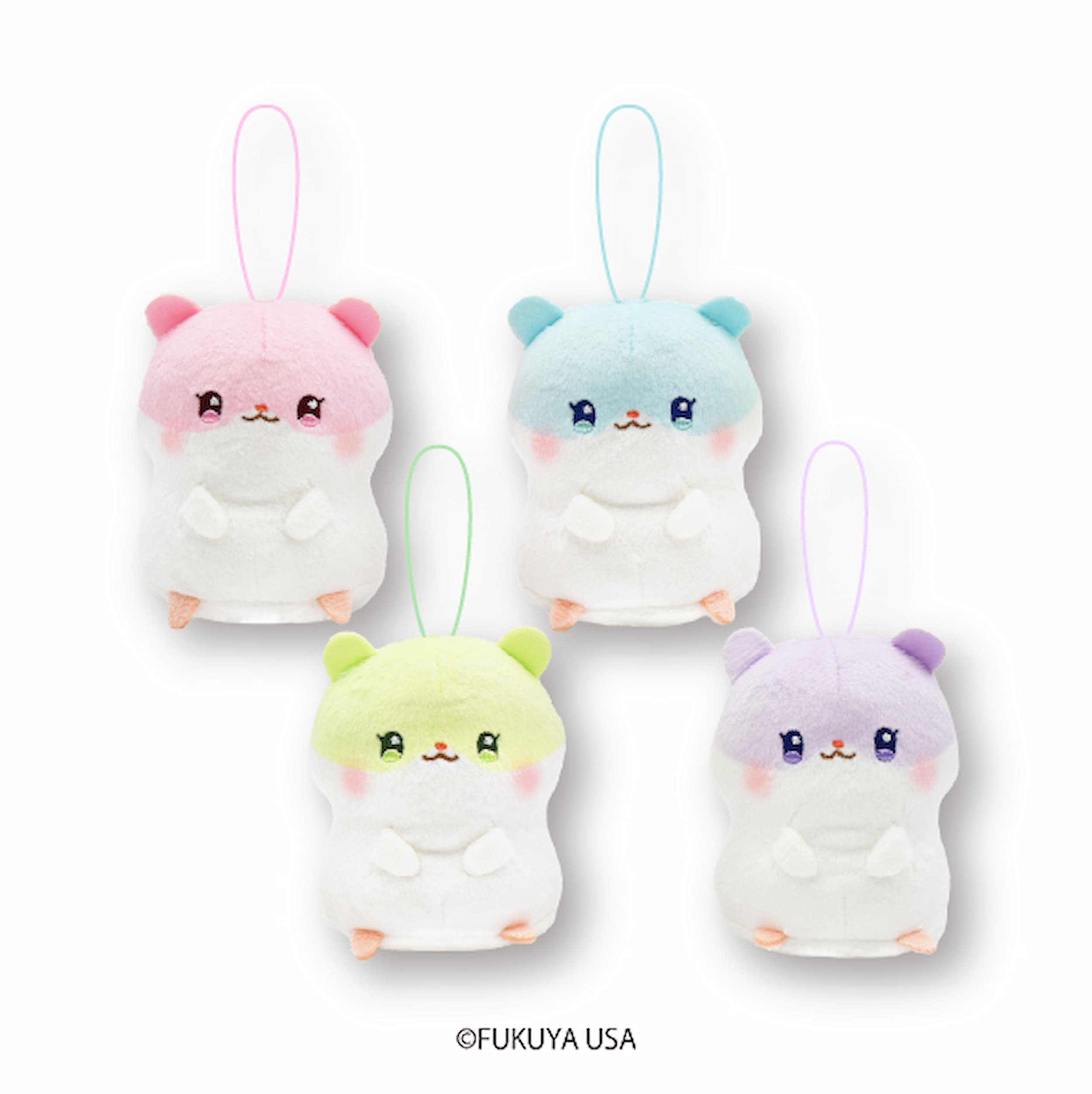 Pastel Hamster Mascot Plush