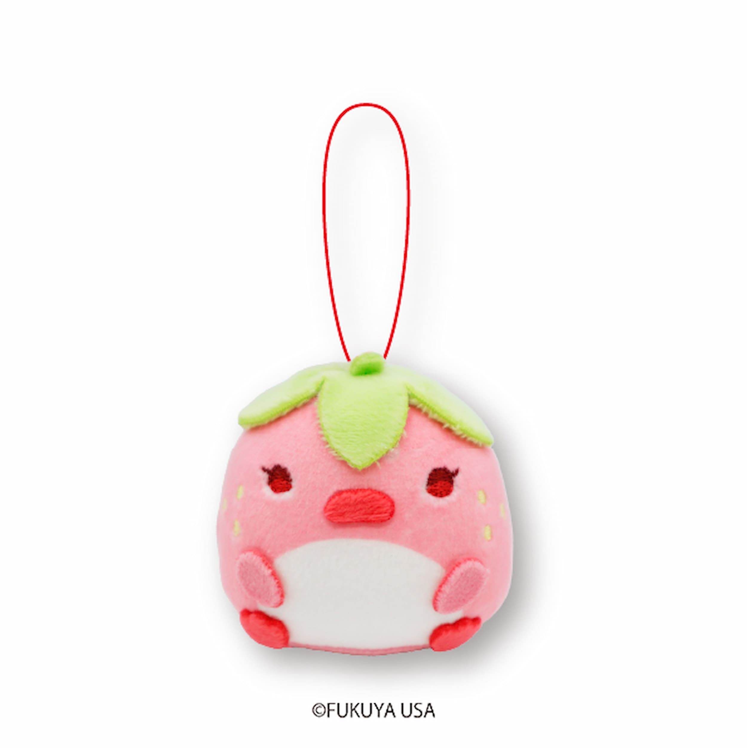 Supermini Strawberry Penguin Mascot Plush